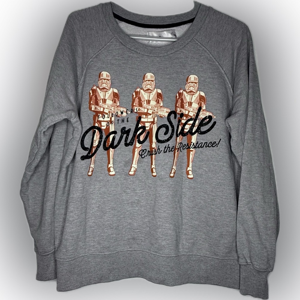 Disney Parks 'The Dark Side' Stormtrooper Sweatshirt Size L